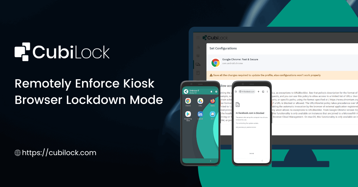 android kiosk browser lockdown