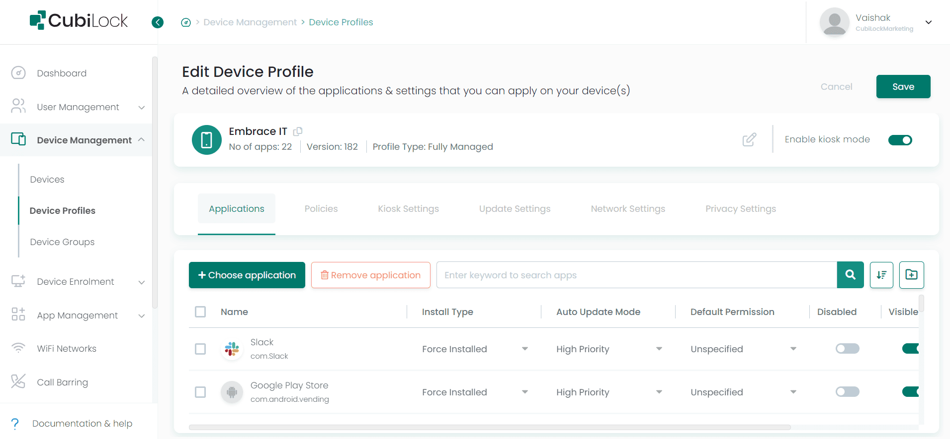 Enforce Android Single App Mode on Tablets and Smartphones